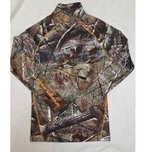 UNDER ARMOUR COLDGEAR REELTREE CAMO PRINT BASELAYER WOMENS LONG SLEEVE LARGE